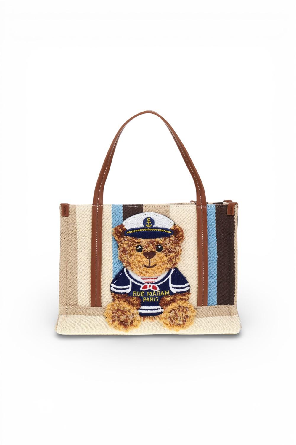 Shoppin Marvin mini tela multi brown Rue Madam 
