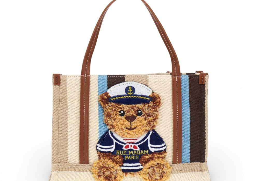 Shoppin Marvin mini tela multi brown Rue Madam 