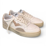 Sneaker uomo 4B12 Hyper U3006 bianca beige grigia 