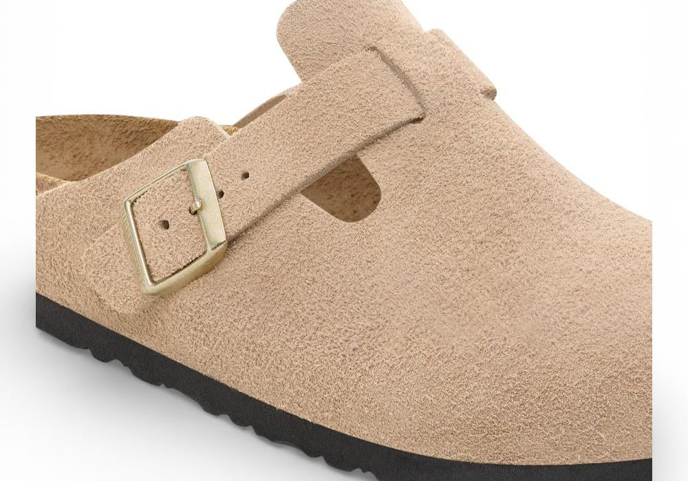 Sabot Boston Birkenstock Suede sandcastle 1030883 