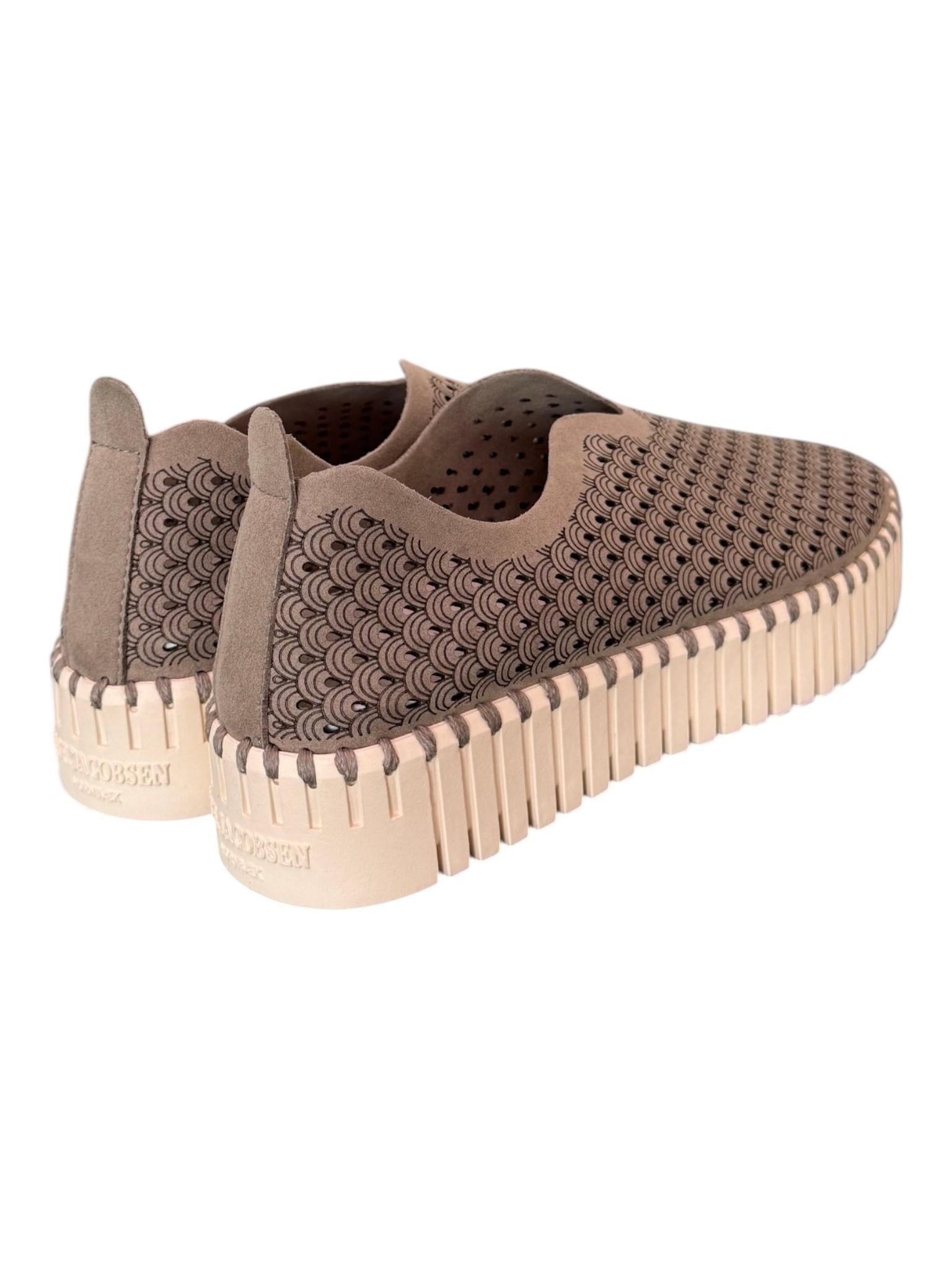 Scarpa traforata platform fango Ilse Jacobsen<BR/> 