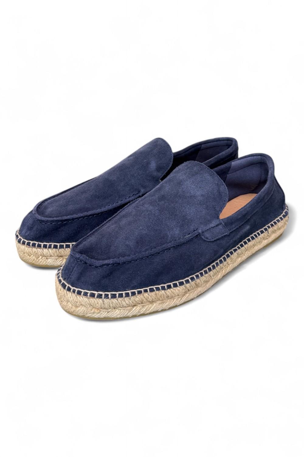 Espadrilles mocassino uomo suede azul Gaimo<BR/> 