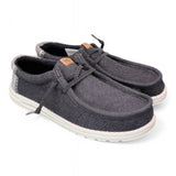 Sneaker uomo wally Juta grey black Hey Dude<BR/> 
