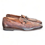 Mocassino accessorio cuoio tuffato Pawelks<BR/> 