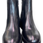 Beatles tacco pelle nera Dei Colli<BR/> 