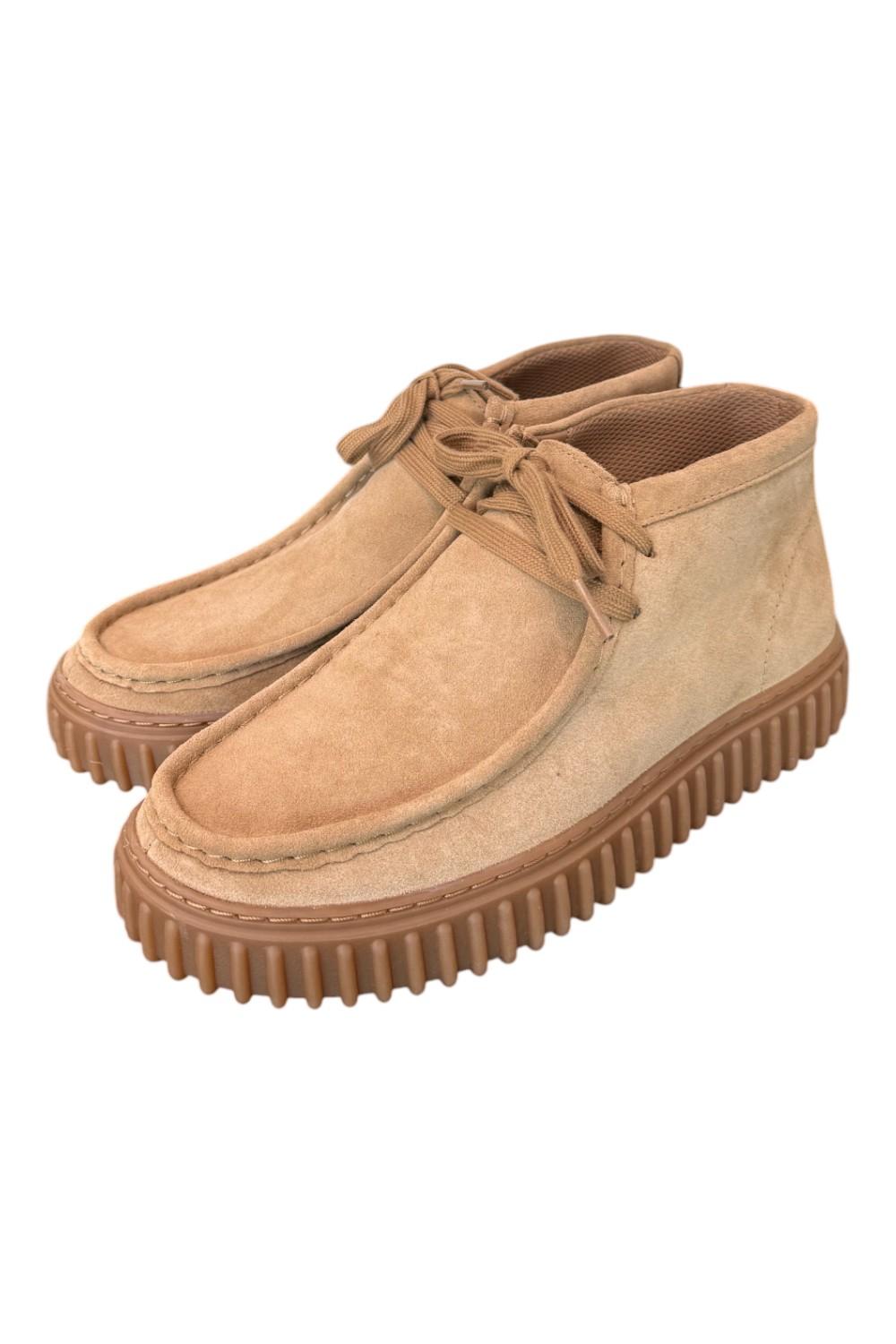 Polacco uomo Torhill Hi Dark sand suede Clarks<BR/> 