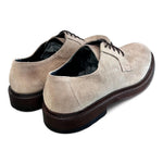 Scarpa allacciata suede beige F.lli Rennella 