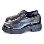 Scarpa allacciata imperiale donna Les Tulipes nera 
