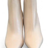 Stivaletto pelle latte tacco 90 Albano 