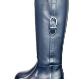Stivale cavallerizzo nero con accessorio Cuir Noir 