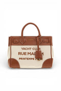 Shopping Riviera Tote bag mini beige brown Rue Madam