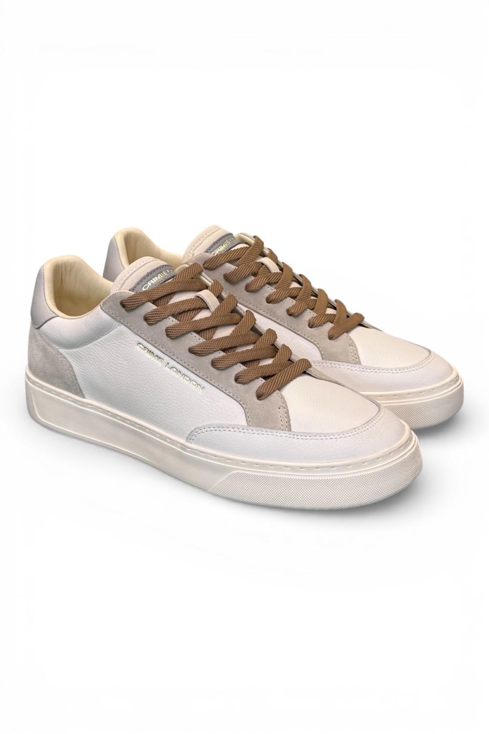 Sneaker eclipse vaschetta bianca beige Crime London 