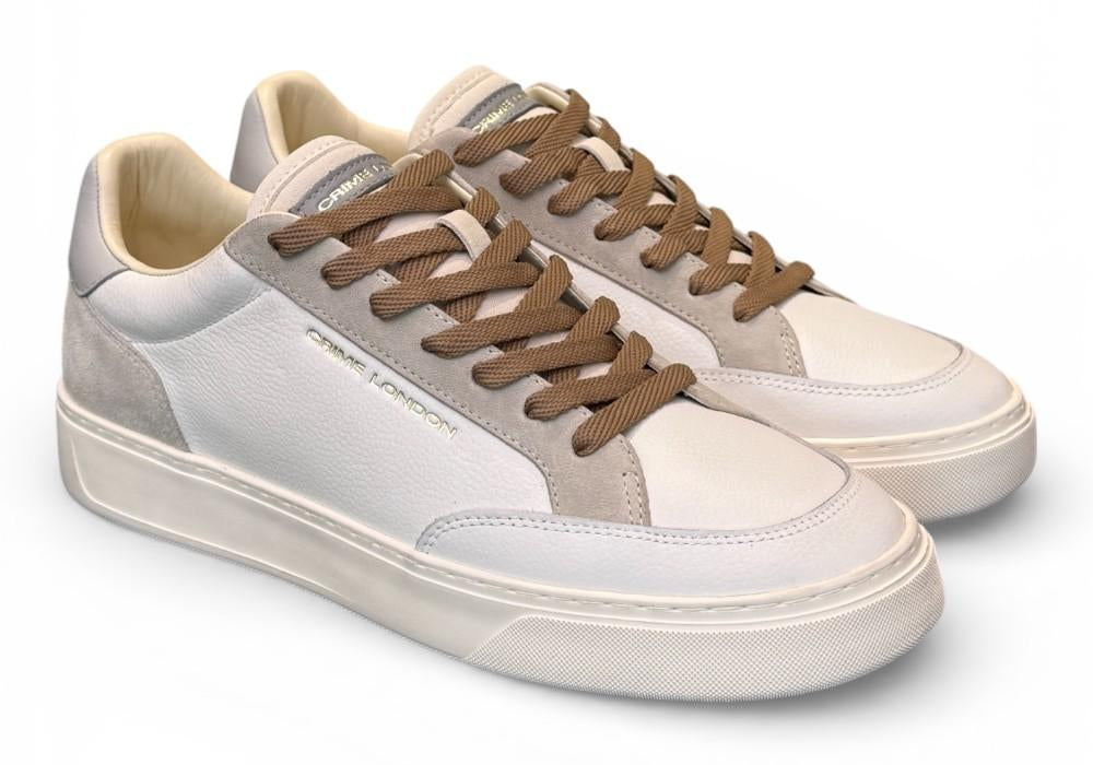 Sneaker eclipse vaschetta bianca beige Crime London 
