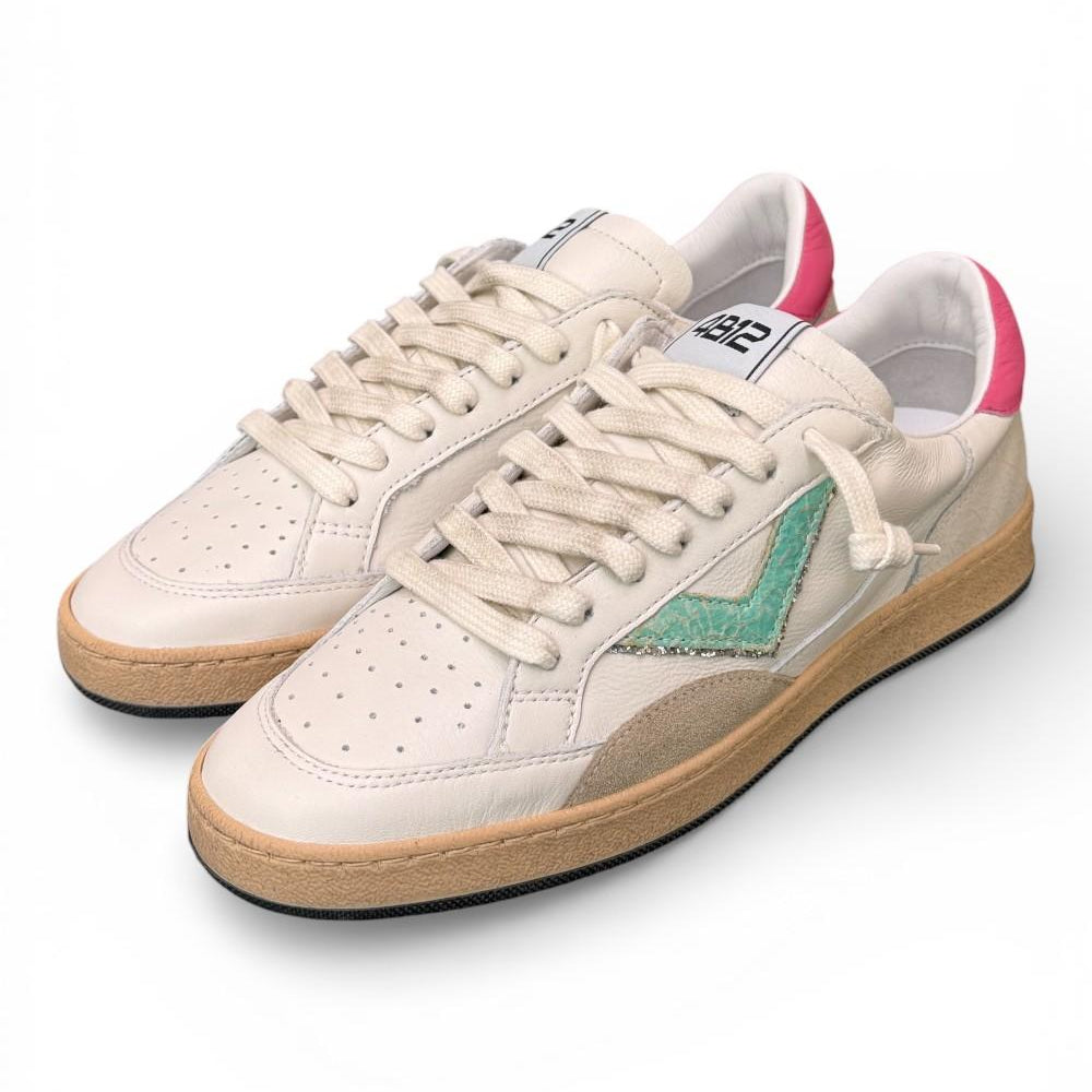 Sneaker donna 4B12 Play New D2001 bianca 