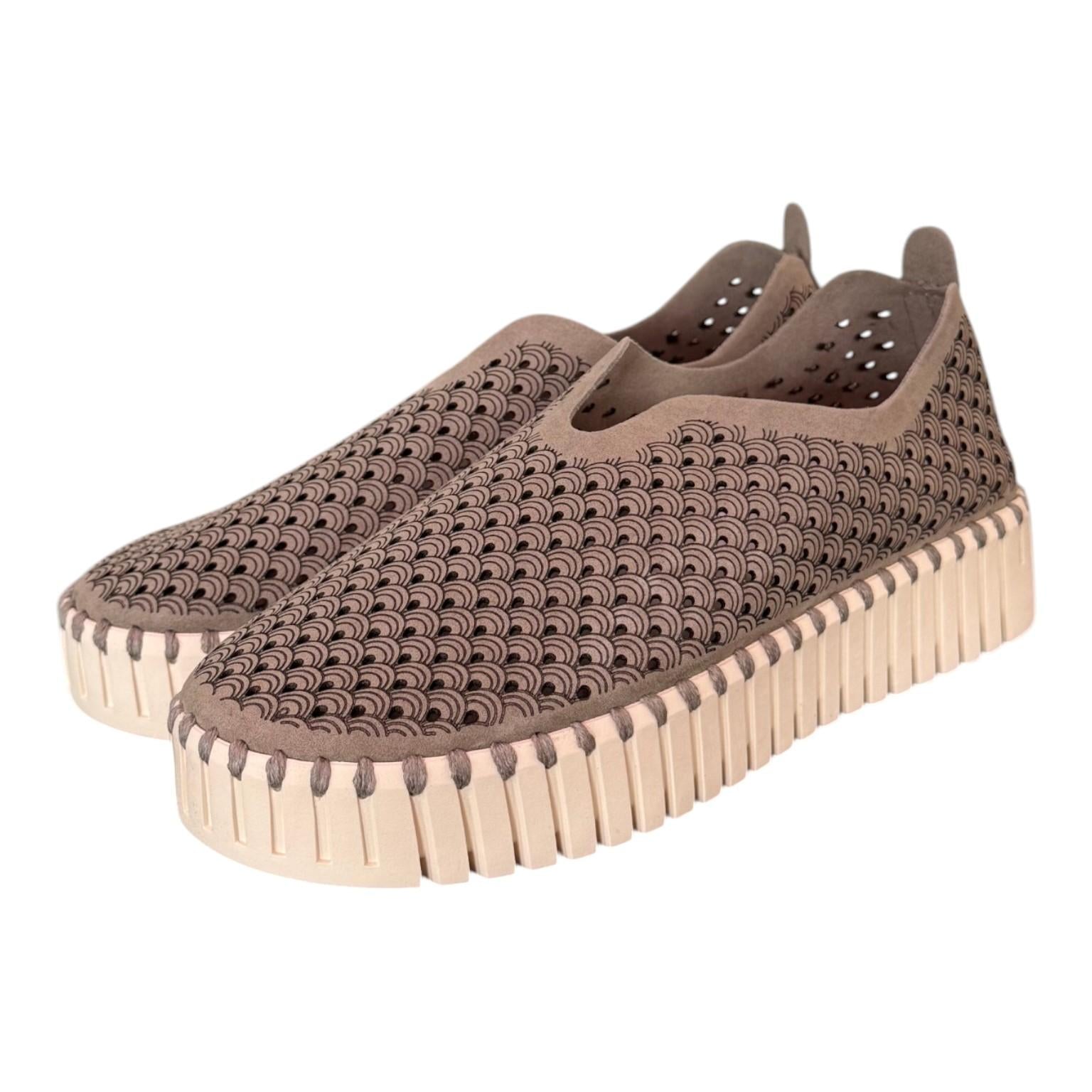 Scarpa traforata platform fango Ilse Jacobsen<BR/> 