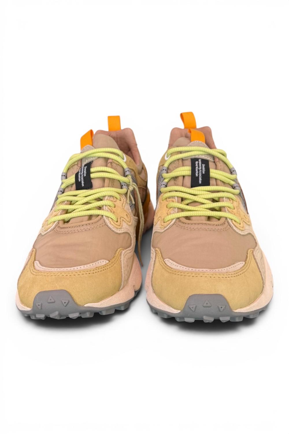 Sneaker uomo Yamano 3 1G15 beige yellow Flower Mountain 