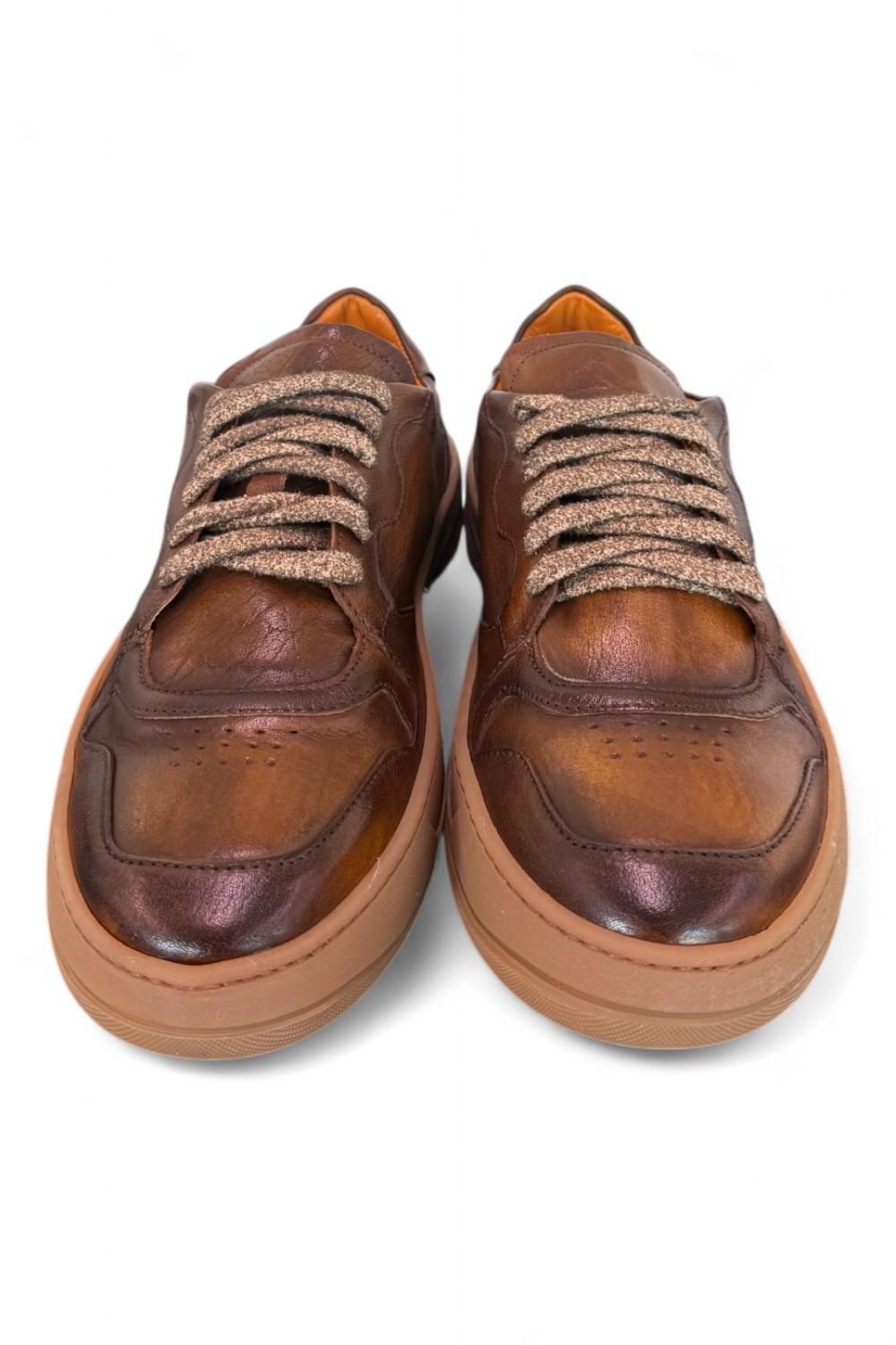 Sneaker pelle cuoio F.lli Rennella 