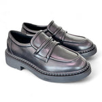 Mocassino Ash Miracle pelle nera<BR/> 