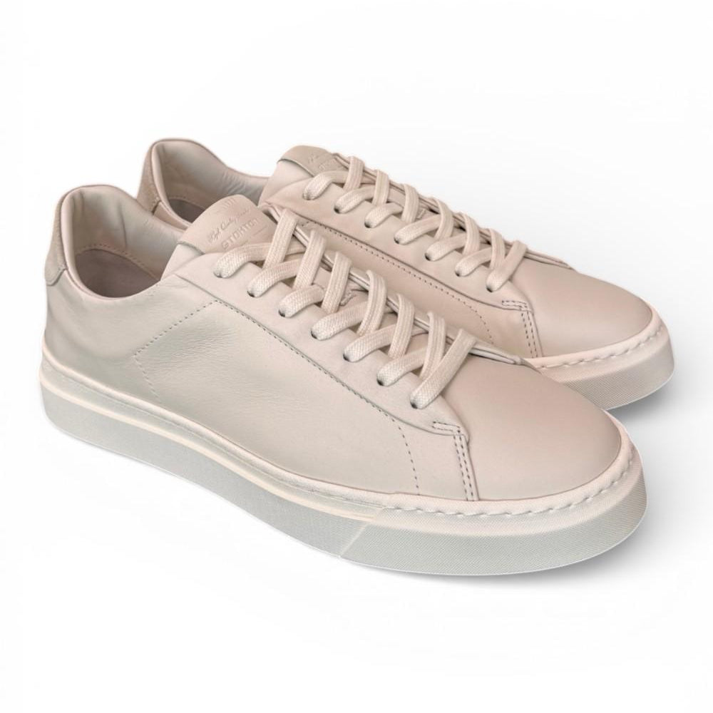 Sneaker uomo pelle panna Stokton<BR/> 