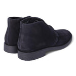 Polacco uomo suede blu Antica Cuoieria 