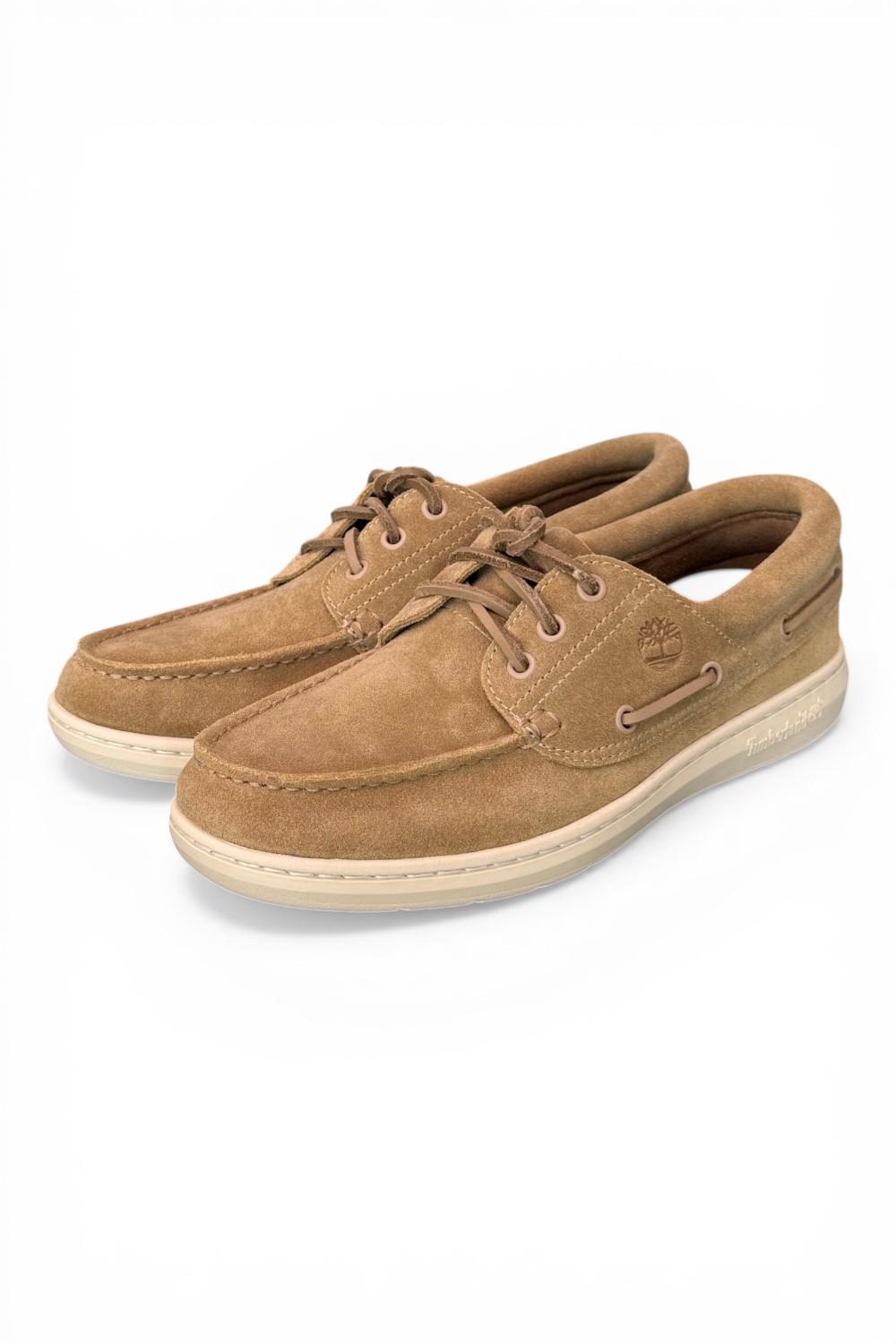 Scarpa da Barca Portofino Pier da Uomo suede beige 