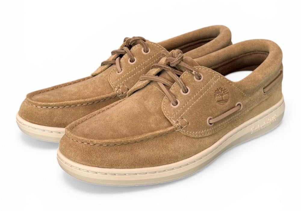 Scarpa da Barca Portofino Pier da Uomo suede beige 