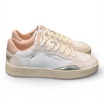 Sneaker bianca beige rosa basket Crime London 