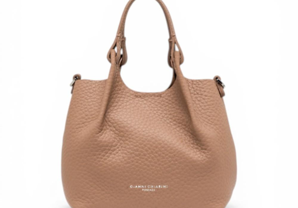 Borsa Dua piccola Clay Naturale Gianni Chiarini<BR/> 