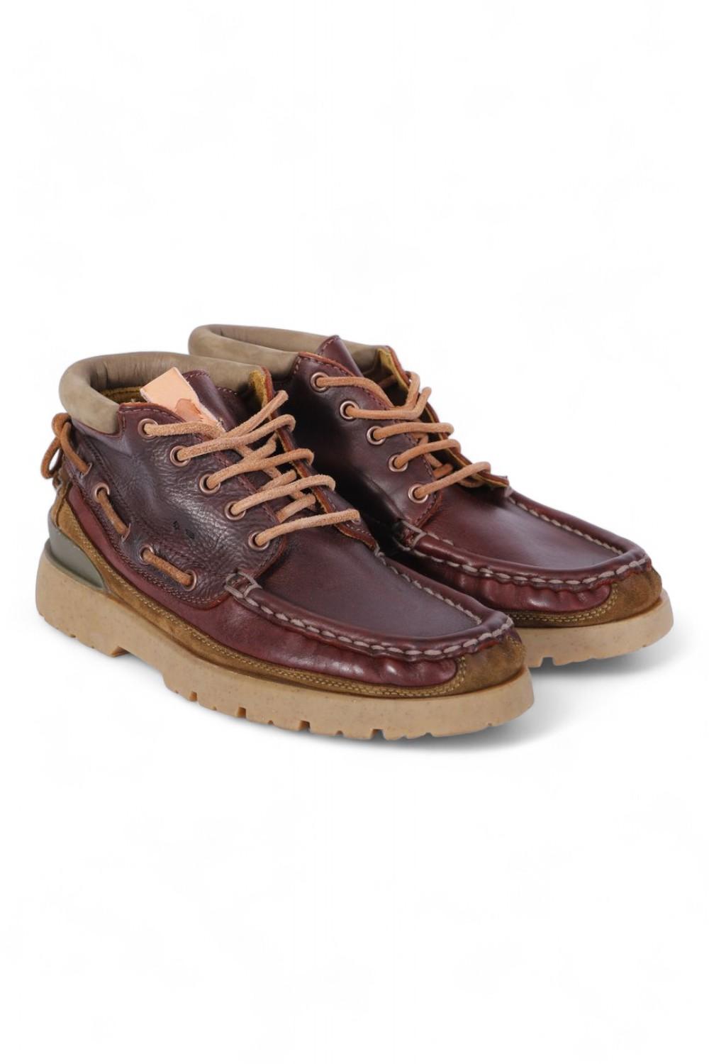 Polacco barca artigianale marrone Satorisan Earth Boot Premium 