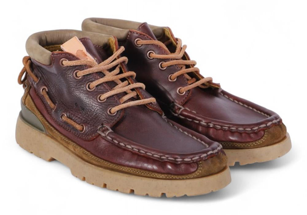 Polacco barca artigianale marrone Satorisan Earth Boot Premium 