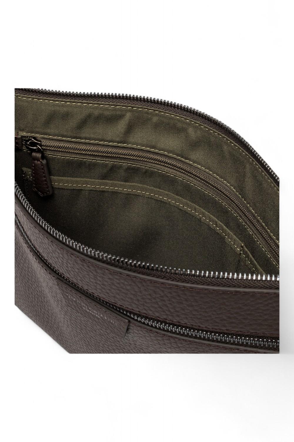 Pochette maxy uomo donna pelle testa di moro Gianni Chiarini 