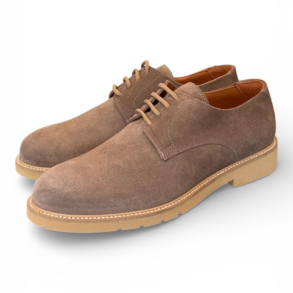 Allacciato camoscio taupe micro Exton 