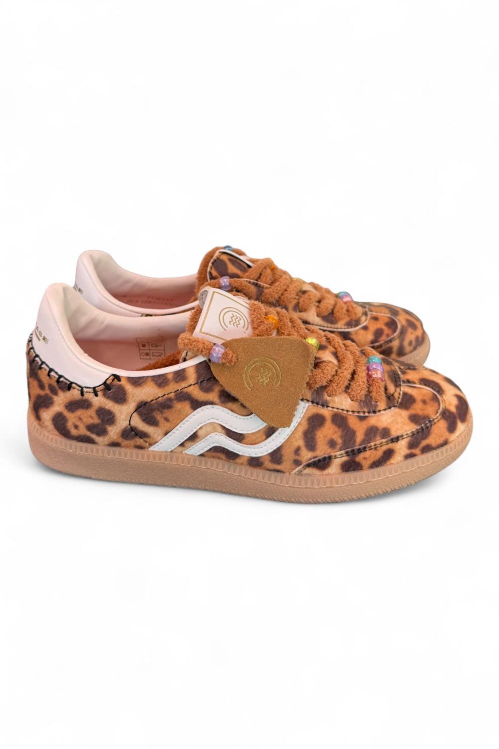 Sneaker donna low animalier Primabase <BR/> 