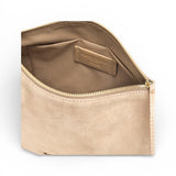 Pochette Nora suede nude Gianni Chiarini<BR/> 