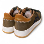 Sneaker uomo Hi suede verde Primabase <BR/> 