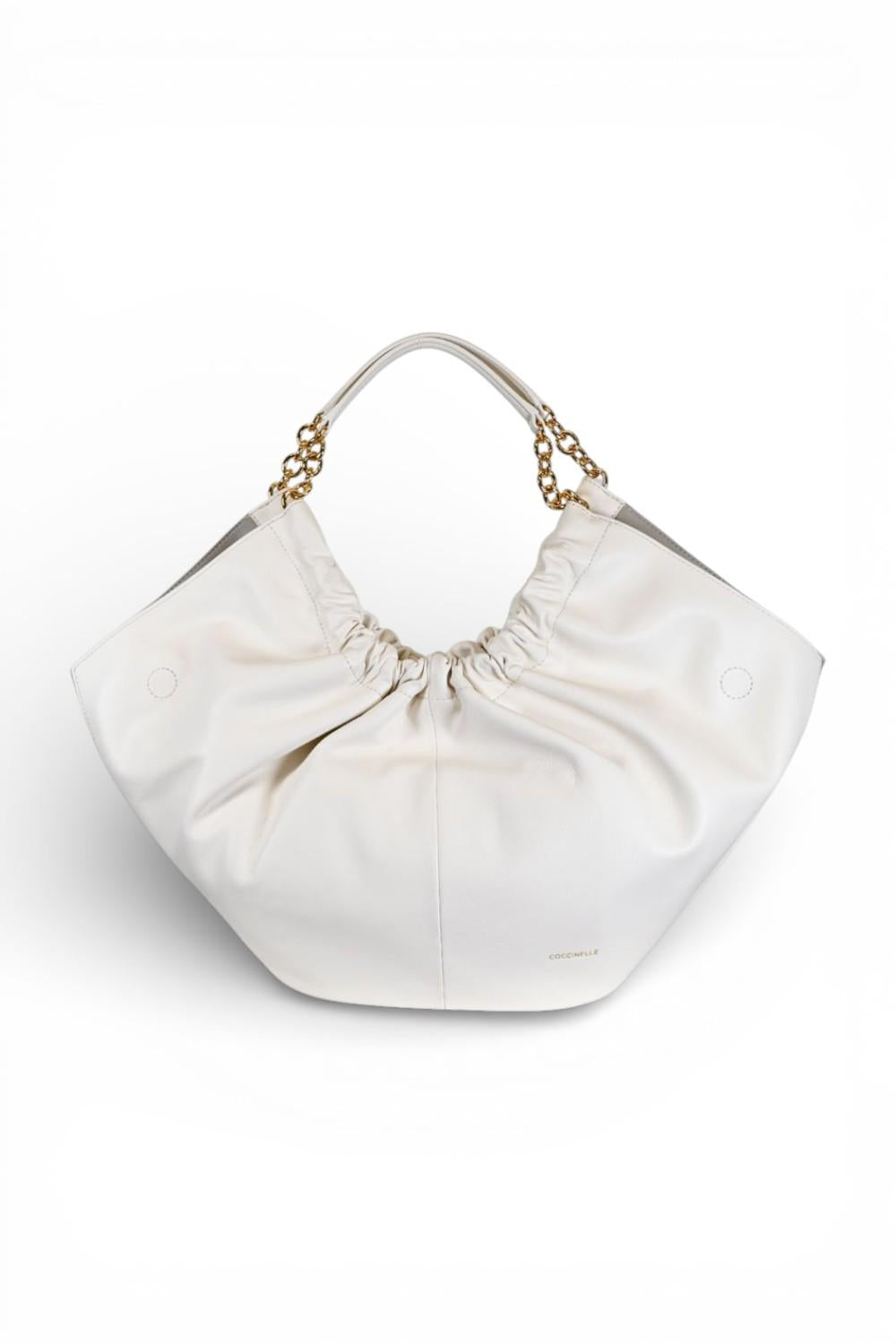 Borsa Smash medium chain pelle pearl Coccinelle 