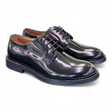 Scarpa allacciata liscia gomma Franco Fedele 