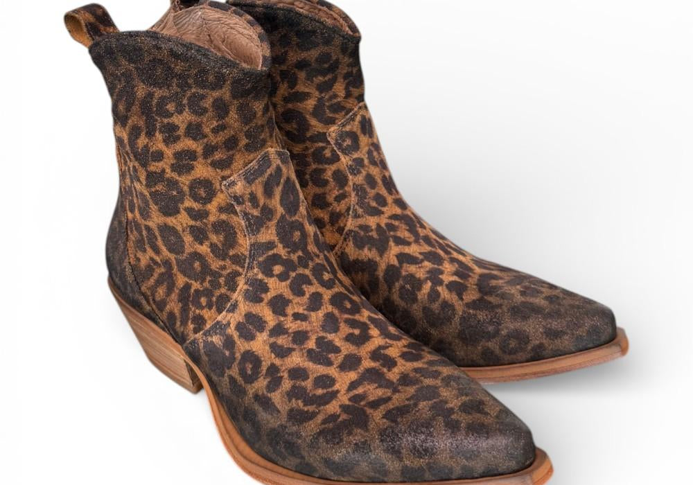 Stivaletto texano suede leo Metisse<BR/> 