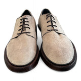 Scarpa allacciata suede beige F.lli Rennella 