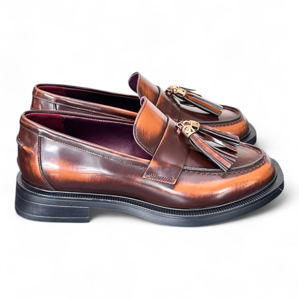 Mocassino mappi cuoio Lorenzo Mari<BR/> 