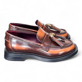 Mocassino mappi cuoio Lorenzo Mari<BR/> 