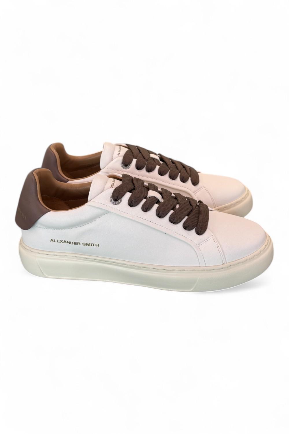 Sneaker uomo Soho white brown Alexander Smith<BR/> 