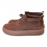 Polacco uomo Torhill Lace Hi Dark brown nabuk Clarks<BR/> 