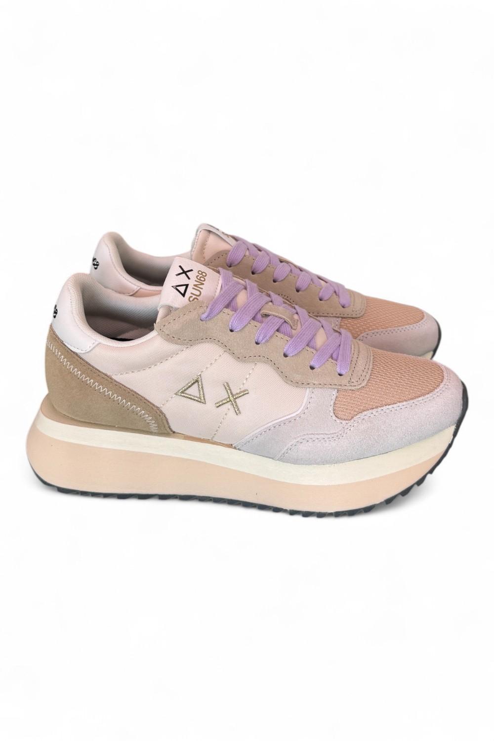 Sneaker donna Sun68 Big Ally beige 
