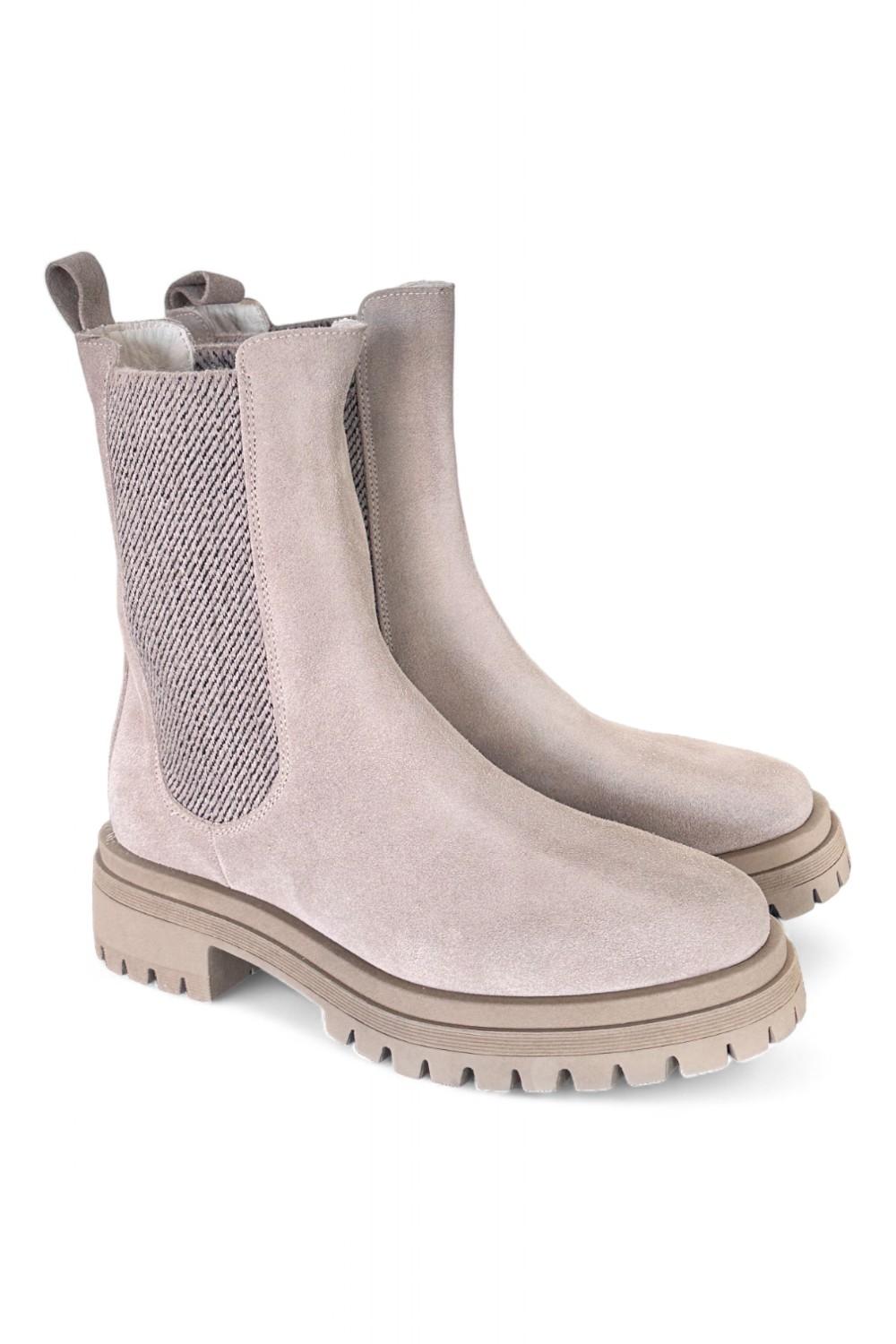 Beatles suede tortora Crown<BR/> 