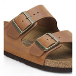 Ciabatta donna Arizona 1028401 cognac oil leather Birkenstock 