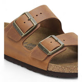Ciabatta donna Arizona 1028401 cognac oil leather Birkenstock 
