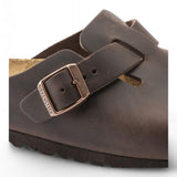 Sabot Boston Birkenstock Habana 860133 testa di moro uomo 