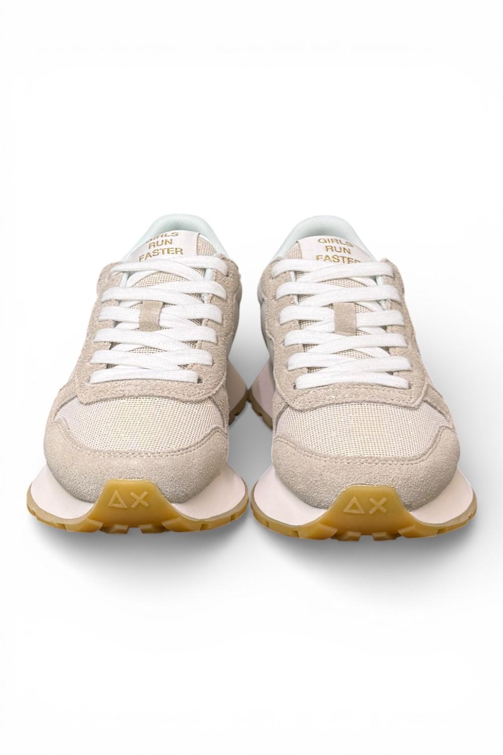 Sneaker donna Sun 68 Ally glitter beige oro 