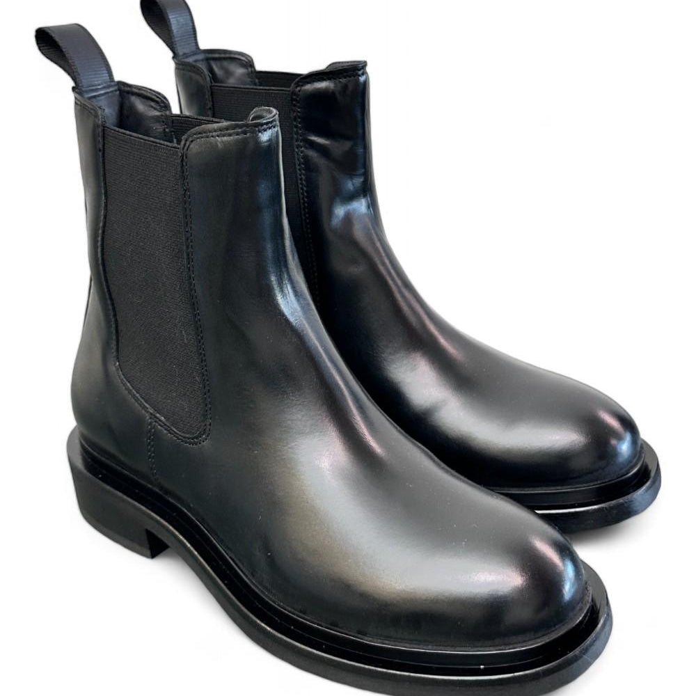 Beatles pelle nera suola Mjus<BR/> 